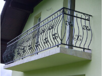 Ograje Dečman s.p. - Umetno kovaštvo in kovane ograje - Balkonske ograje - Primer sličice 100